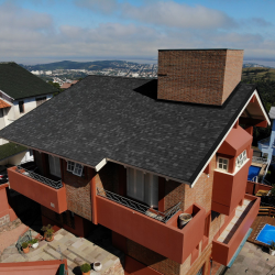 Troca de telhado de cerâmica por telhas Shingle (casa pronta)
