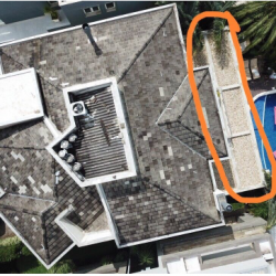 Telhado antigo com Defeito